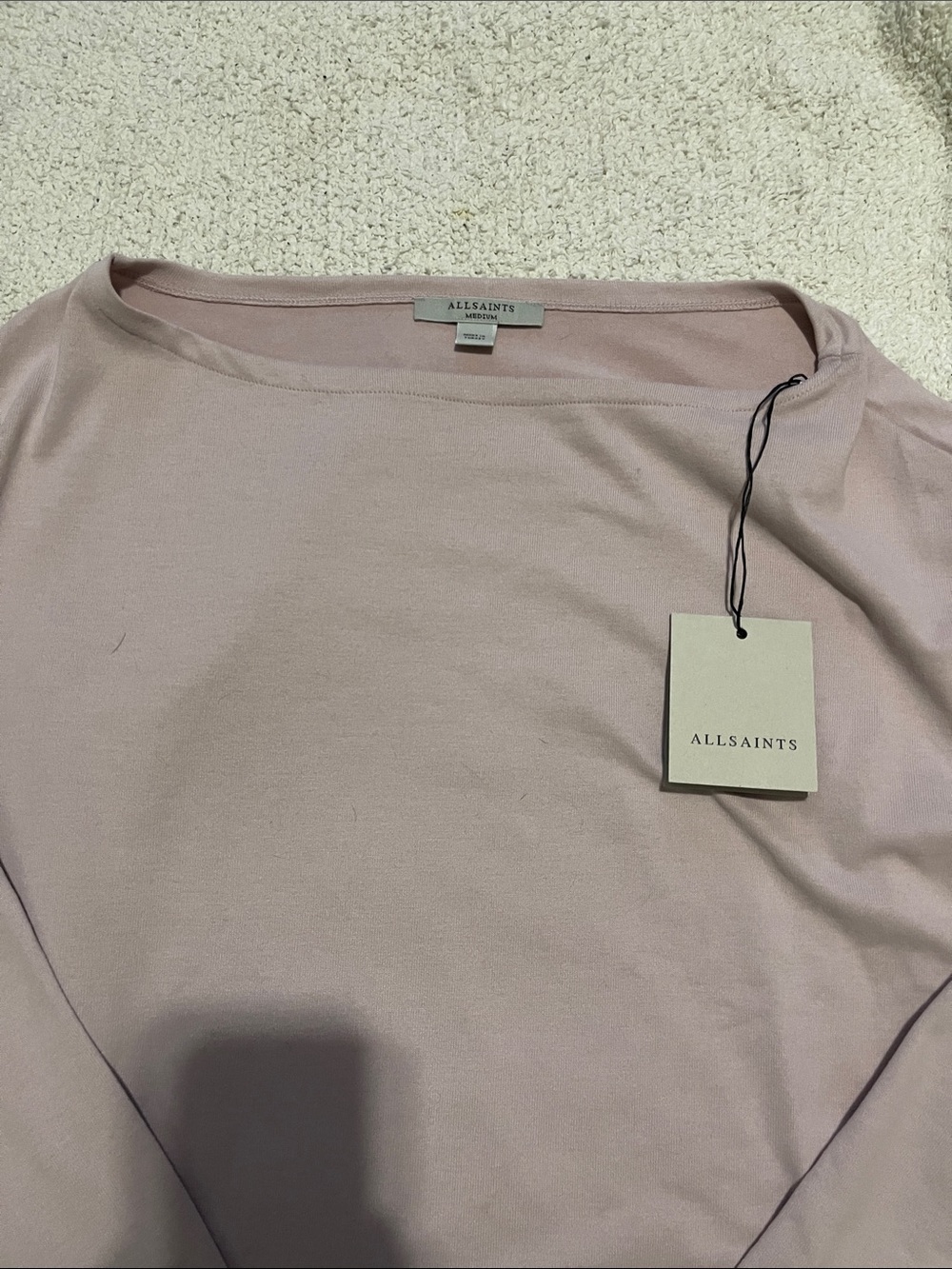 NWT- All Saints- M. Rita LS Tee - Picture 2 of 6